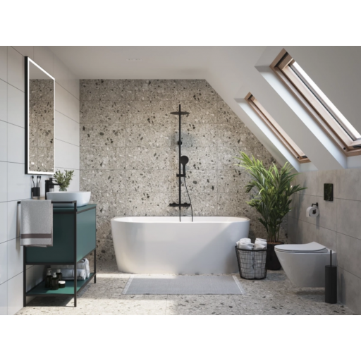 Раковина накладная Церсанит Moduo 50 Square 63570 белая